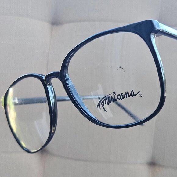 Vintage Americana Women Eyeglasses Frame Black Hoover Eyewear Glasses Old Stock - Picture 5 of 12